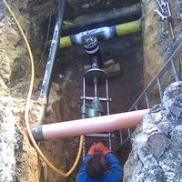 Castrop-Rauxel - Anbohrung Gasleitung